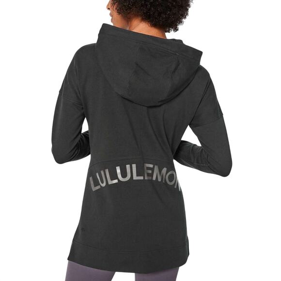Lululemon Athletica Tops - Lululemon Cut Above Hoodie (Expression) Black Size 10